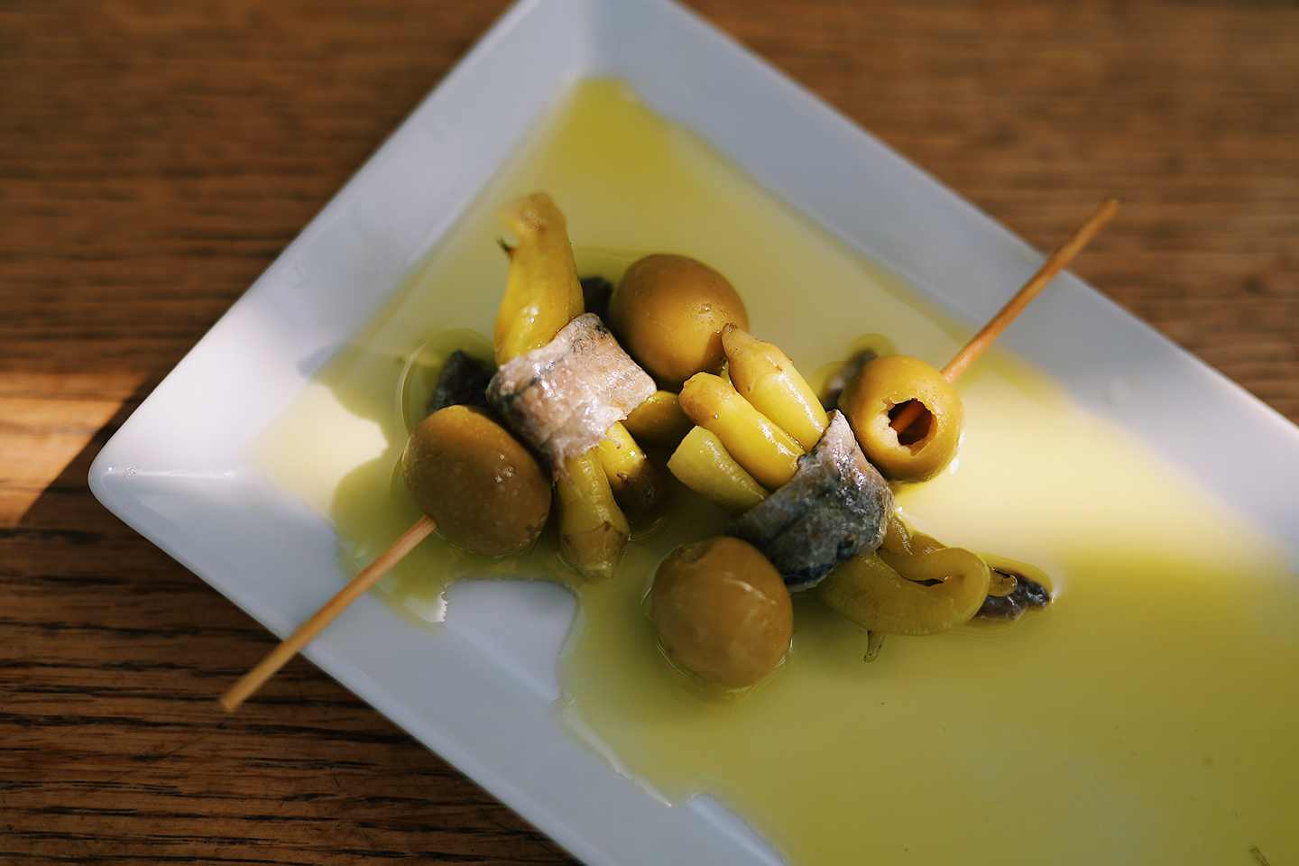 Platos de pescado de Orio